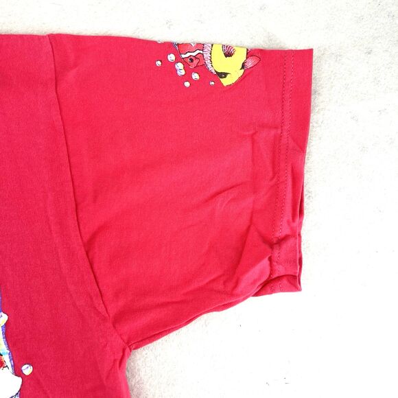 VTG Bobbie Brooks "Island Friends" Tropical Fish Grandma Core Tshirt Size M - Picture 3 of 14